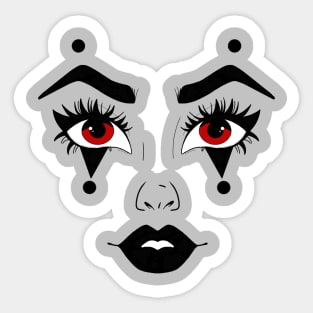 Jester eyes Sticker